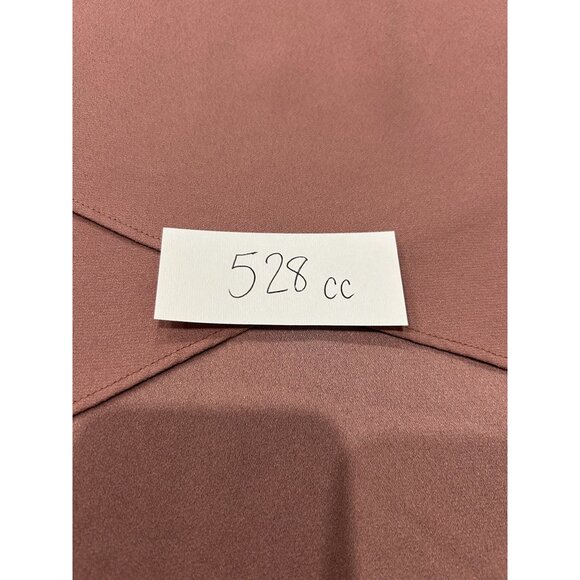 BCBG MaxAzria Astrella Dusty Pink Sleeveless Asymmetrical Hem Slip Dress Sz M - Picture 8 of 8